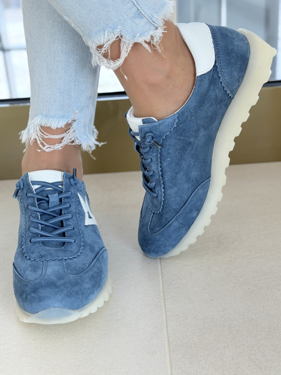 Damskie sneakersy OLEKSY ze skóry naturalnej