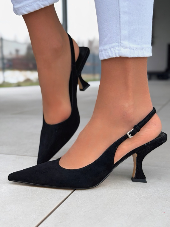 Czółenka OLEKSY ze skóry naturalnej