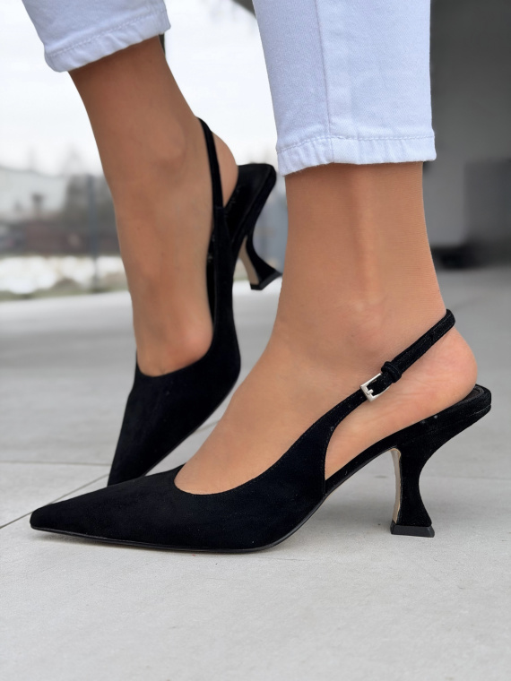 Czółenka OLEKSY ze skóry naturalnej