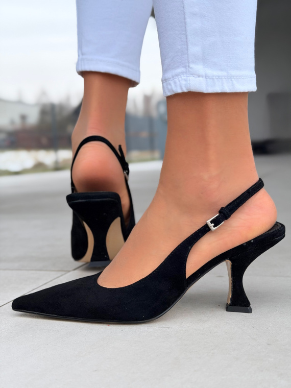 Czółenka OLEKSY ze skóry naturalnej