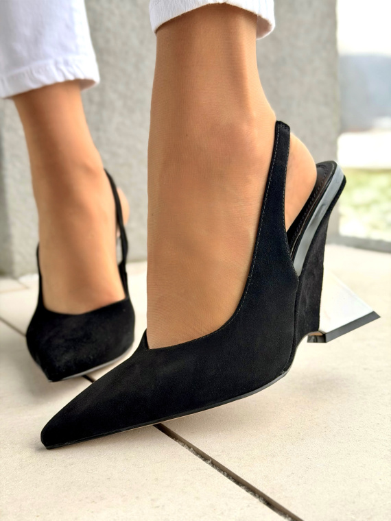 Czółenka OLEKSY ze skóry naturalnej