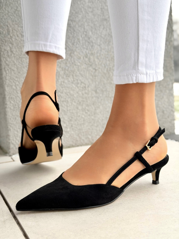 Czółenka OLEKSY ze skóry naturalnej