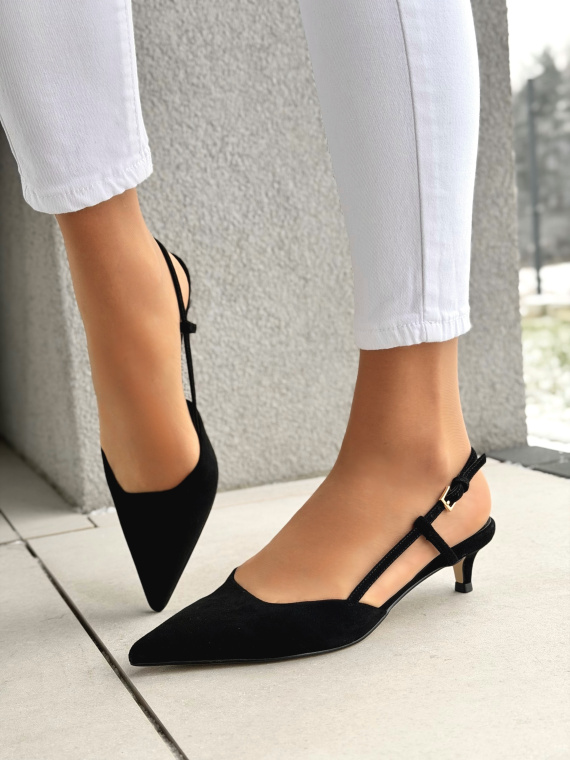 Czółenka OLEKSY ze skóry naturalnej