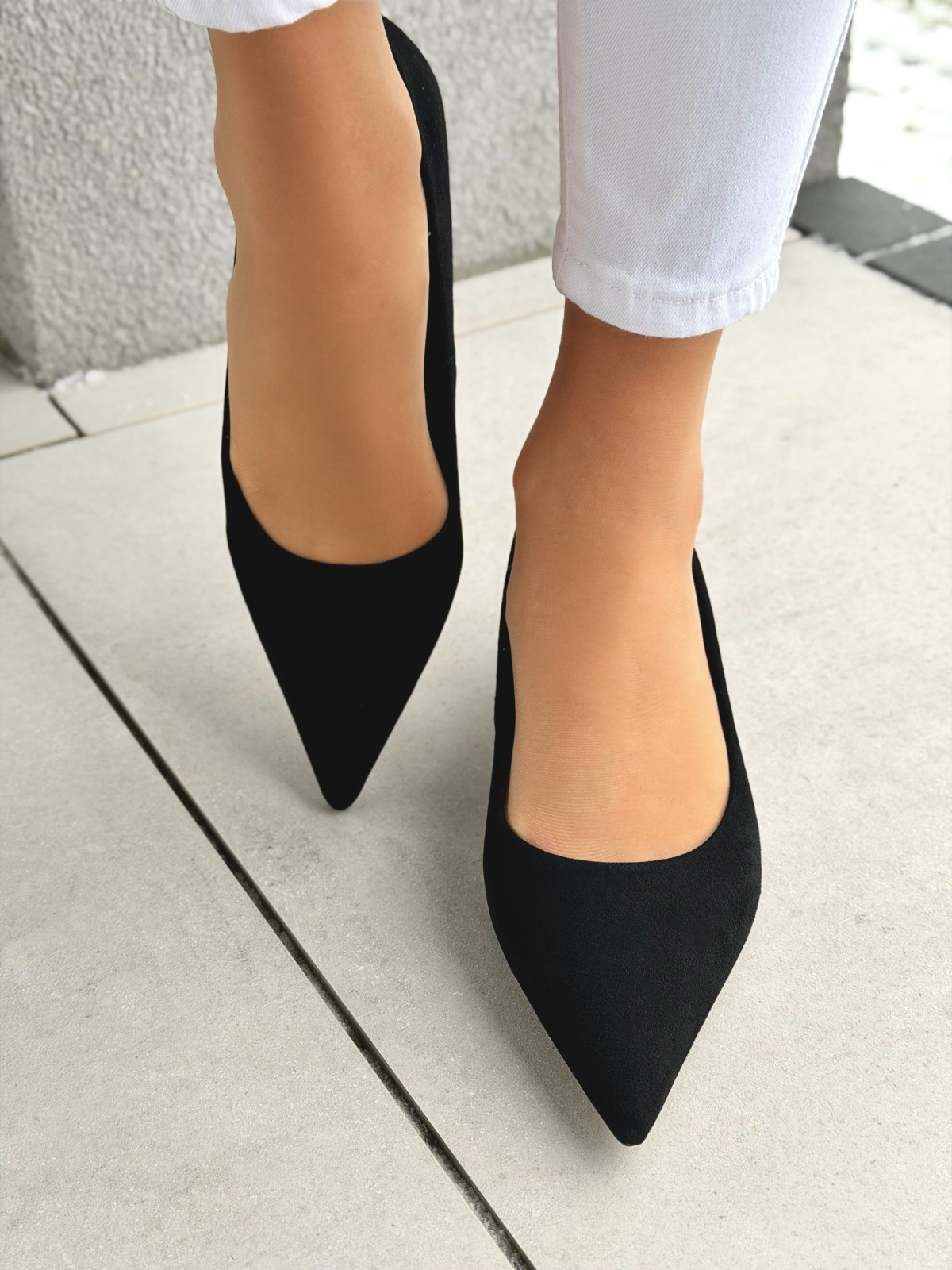 Czółenka OLEKSY ze skóry naturalnej