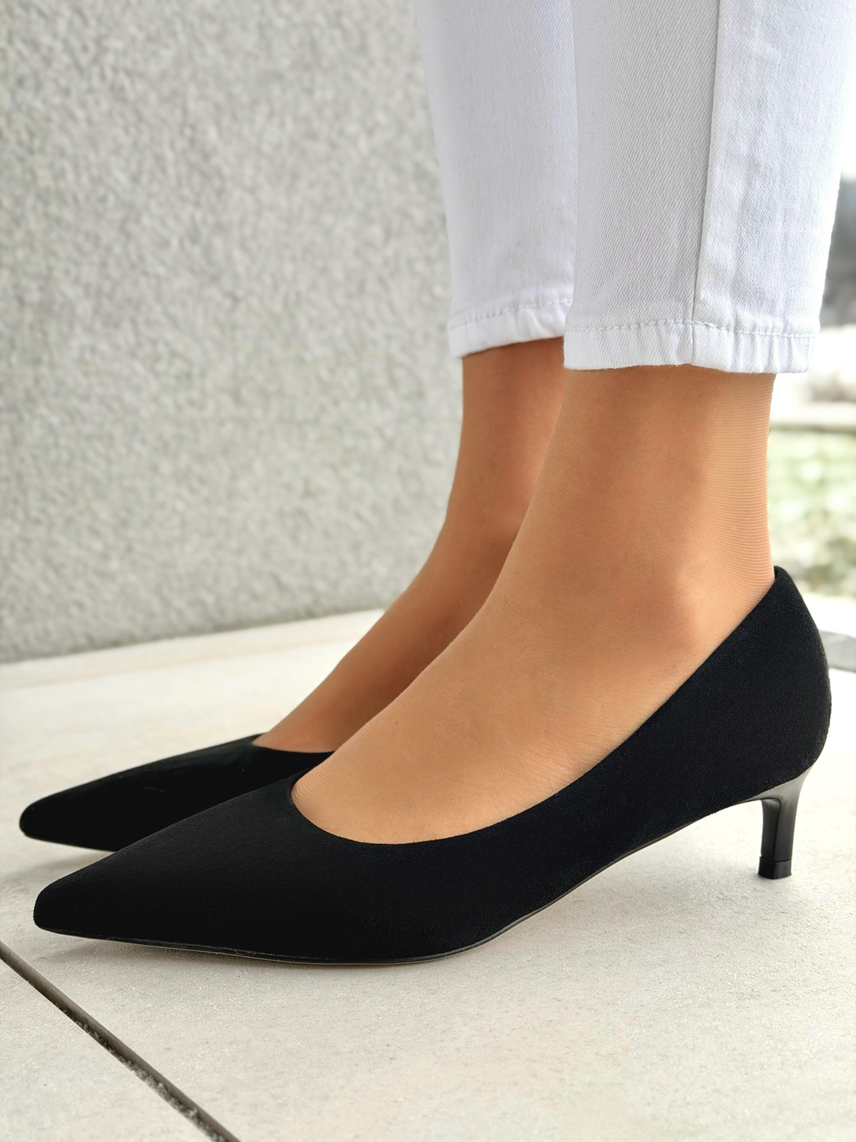 Czółenka OLEKSY ze skóry naturalnej