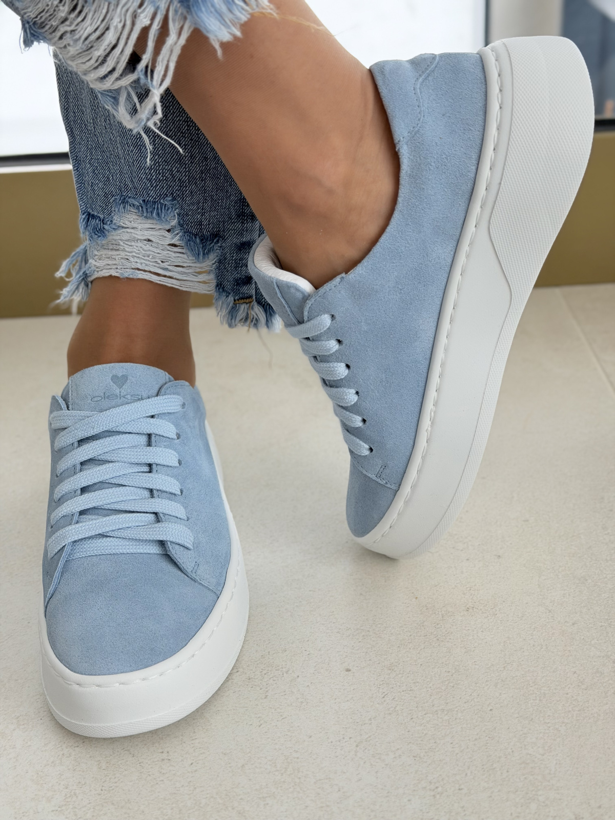 Naturalna skóra, polska produkcja – sneakersy OLEKSY